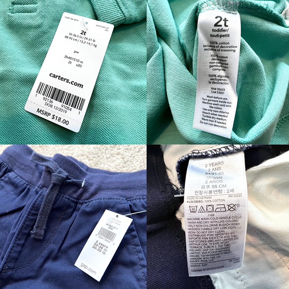 NWT Carter’s Spring/Summer Outfit Bundle Size 2T - Picture 14 of 14